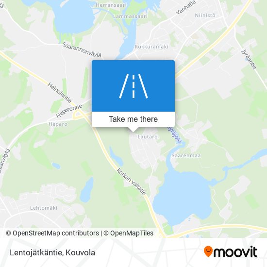 Lentojätkäntie map