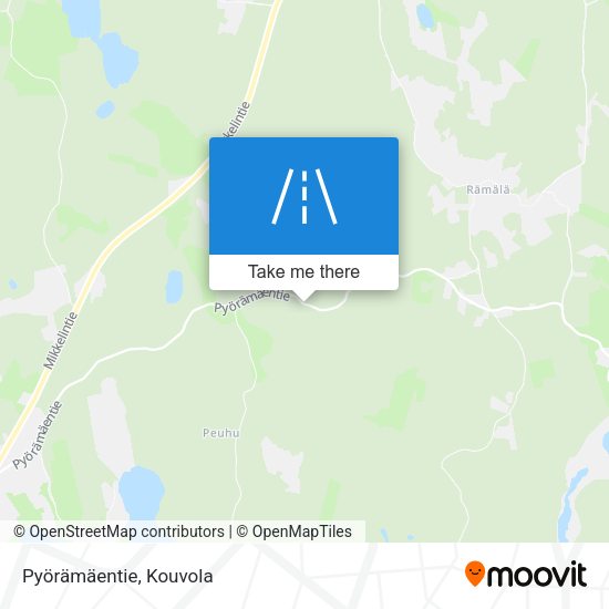Pyörämäentie map