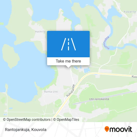 Rantojankuja Lane map