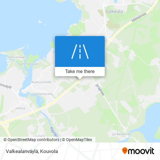 Valkealanväylä map