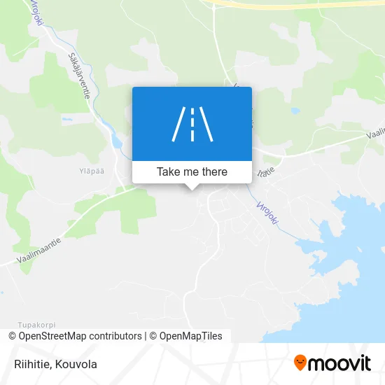 Riihitie Road map