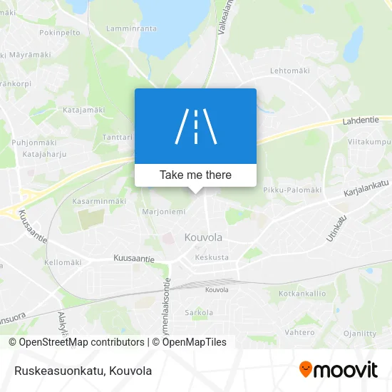 Ruskeasuonkatu map
