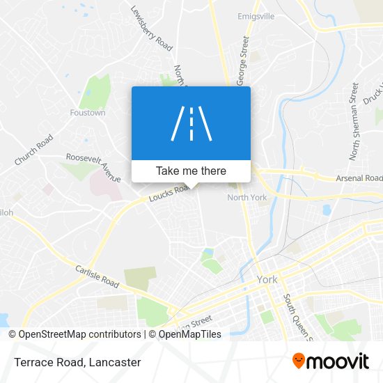 Mapa de Terrace Road