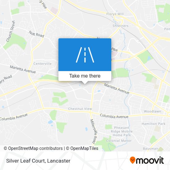 Silver Leaf Court map