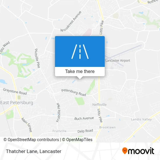 Thatcher Lane map