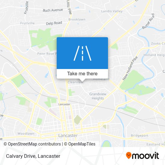 Mapa de Calvary Drive
