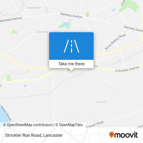 Strickler Run Road map