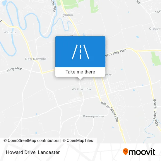 Howard Drive map
