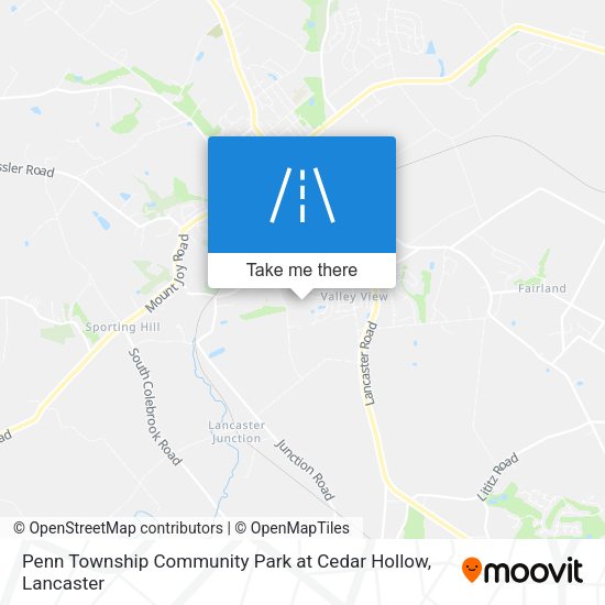 Penn Township Community Park at Cedar Hollow map