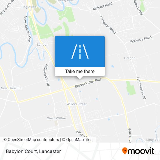 Mapa de Babylon Court