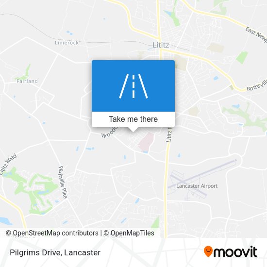 Mapa de Pilgrims Drive