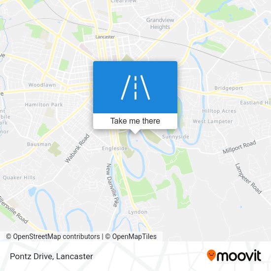 Mapa de Pontz Drive
