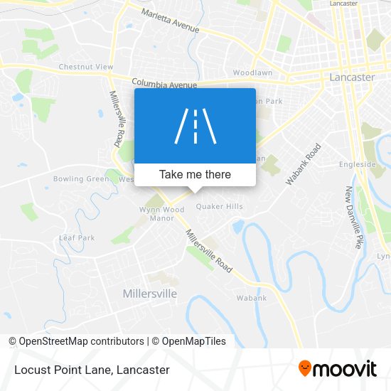 Mapa de Locust Point Lane
