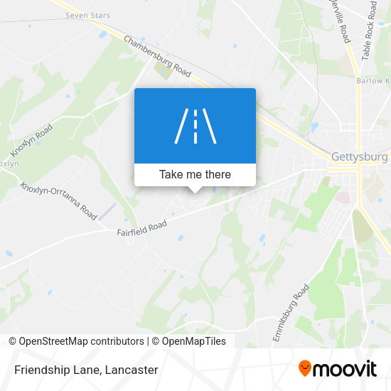 Mapa de Friendship Lane