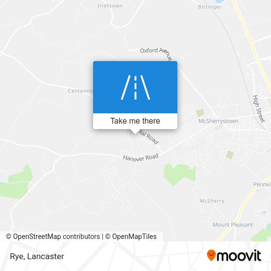 Mapa de Rye
