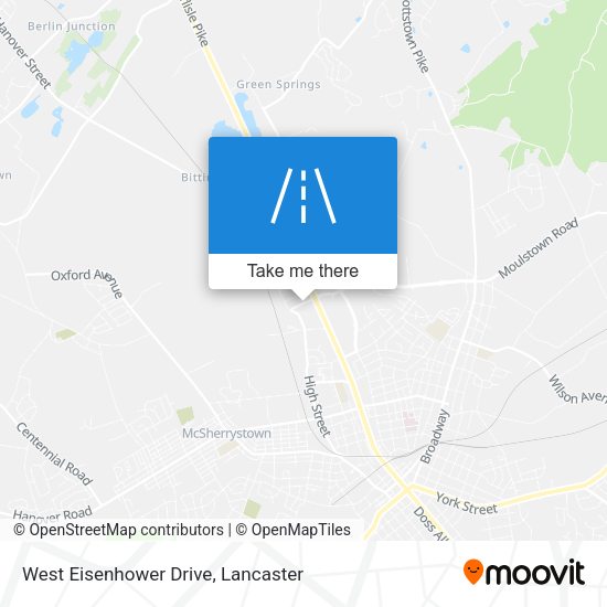 West Eisenhower Drive map