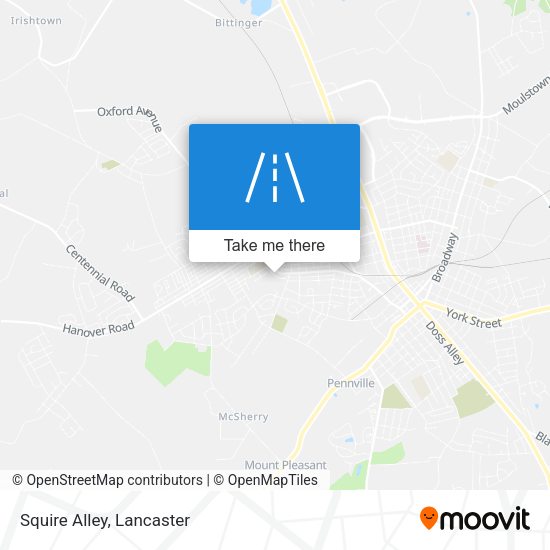 Squire Alley map