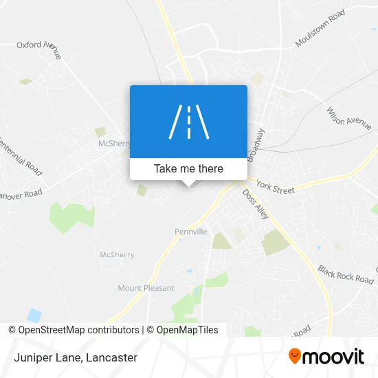 Juniper Lane map