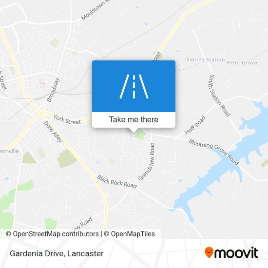 Mapa de Gardenia Drive