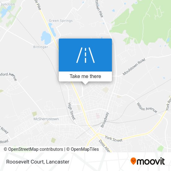 Mapa de Roosevelt Court