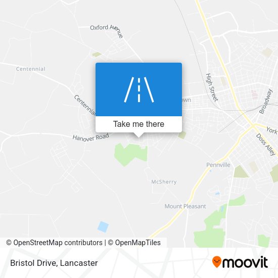 Mapa de Bristol Drive
