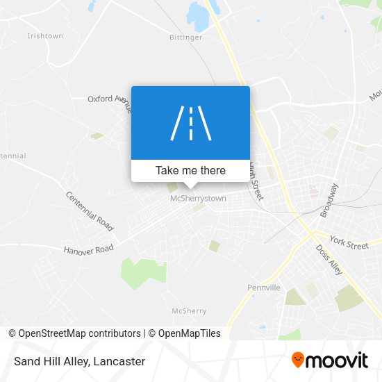 Mapa de Sand Hill Alley