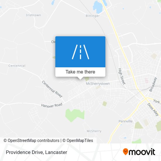 Mapa de Providence Drive