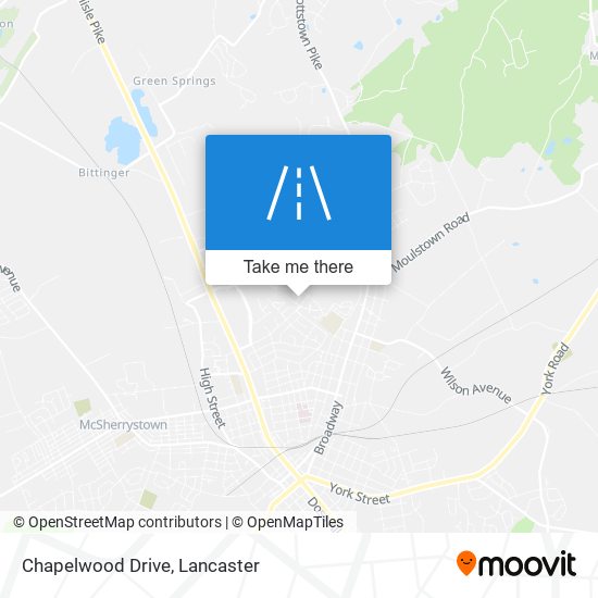Chapelwood Drive map