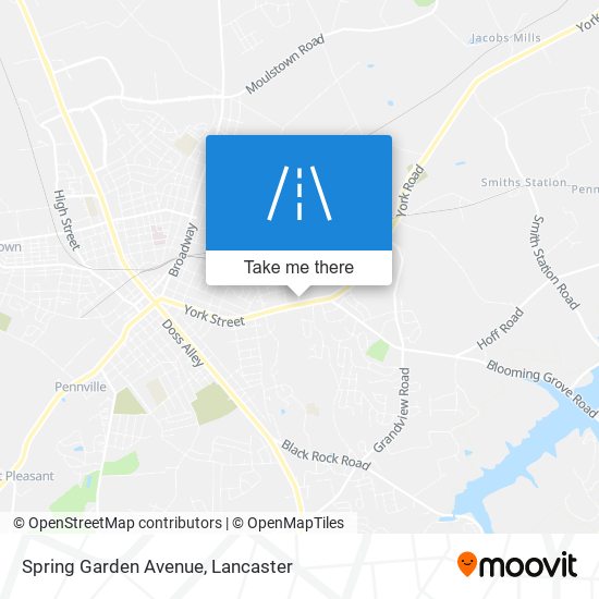 Mapa de Spring Garden Avenue