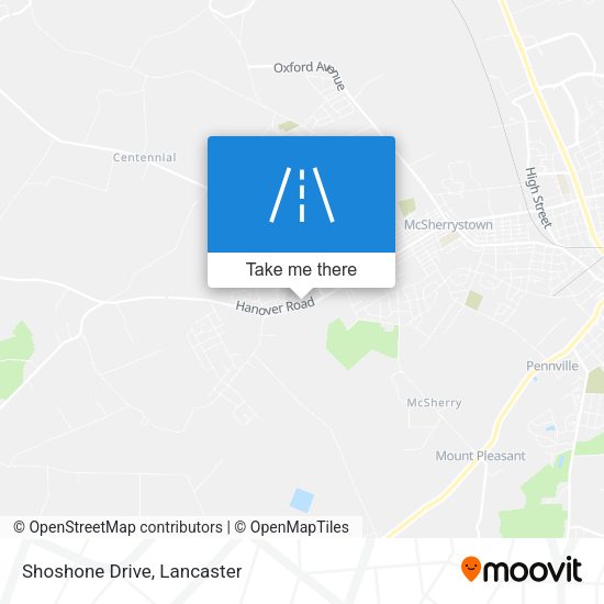 Mapa de Shoshone Drive