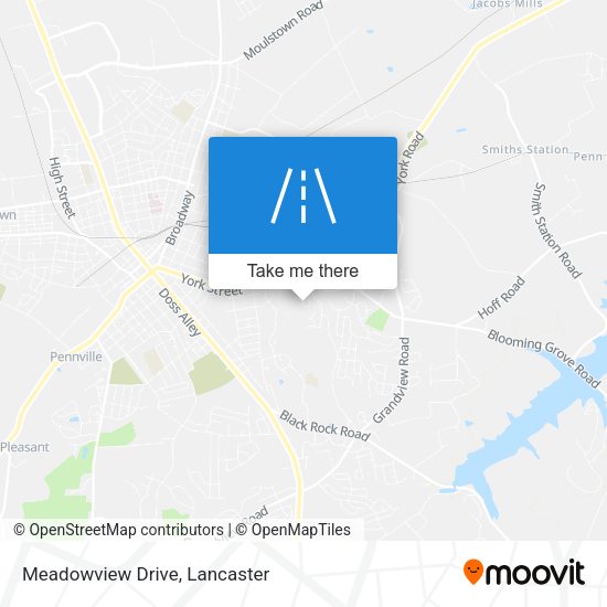 Mapa de Meadowview Drive