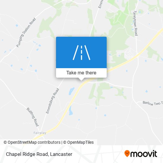 Chapel Ridge Road map