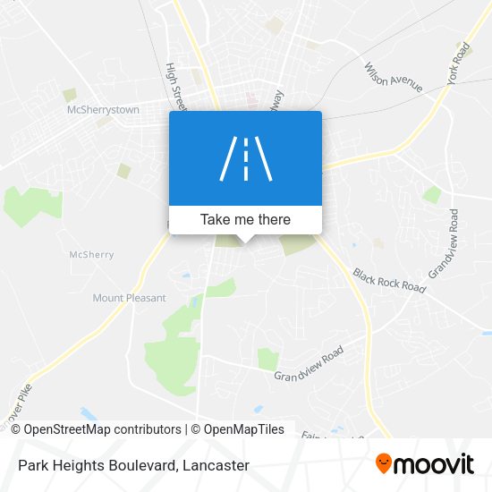 Park Heights Boulevard map