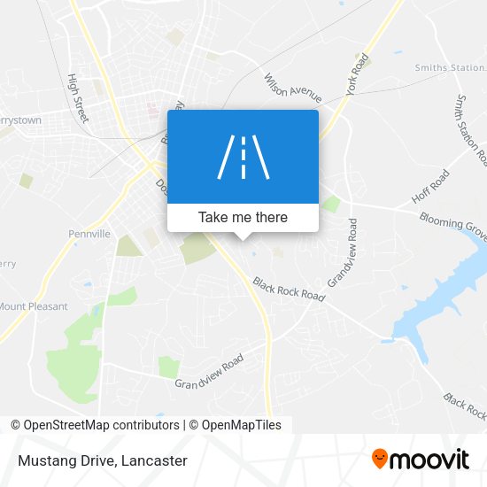 Mapa de Mustang Drive