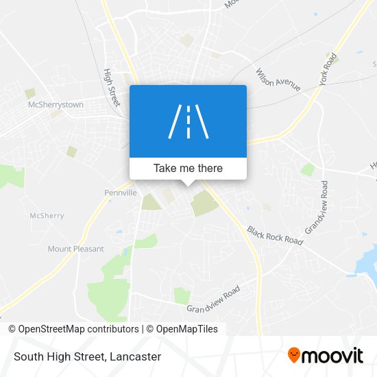 South High Street map