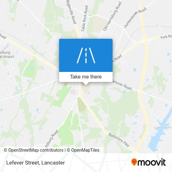 Mapa de Lefever Street
