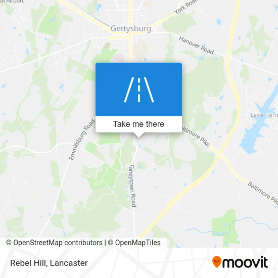 Rebel Hill map