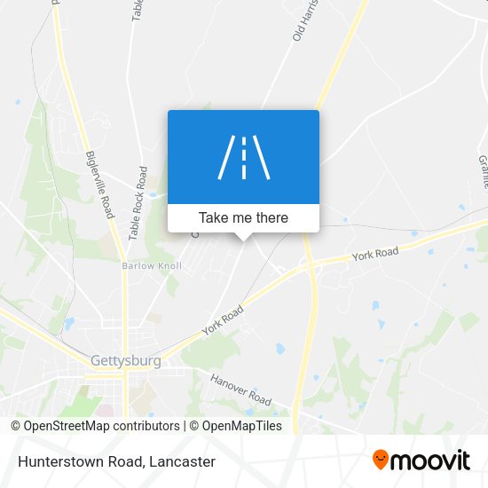 Hunterstown Road map