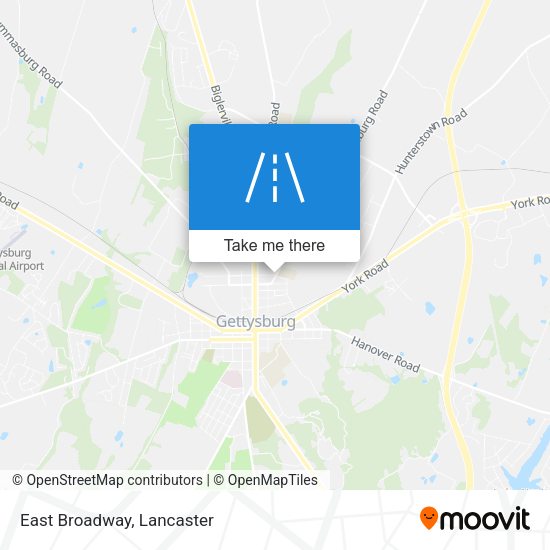 Mapa de East Broadway