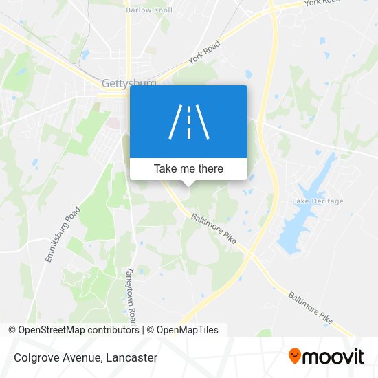 Mapa de Colgrove Avenue