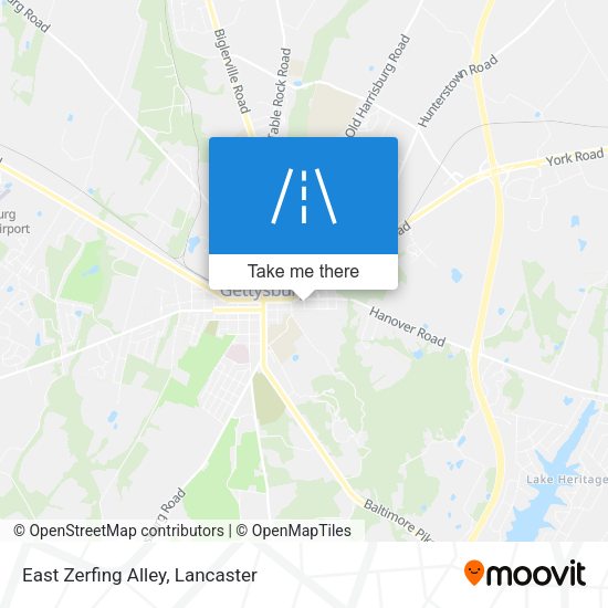 Mapa de East Zerfing Alley