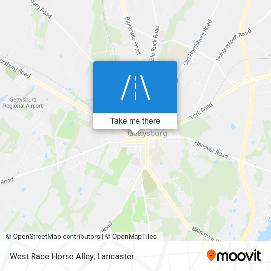 West Race Horse Alley map