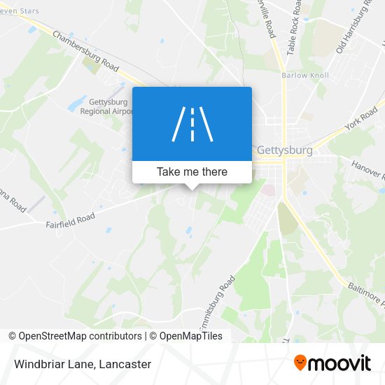 Mapa de Windbriar Lane