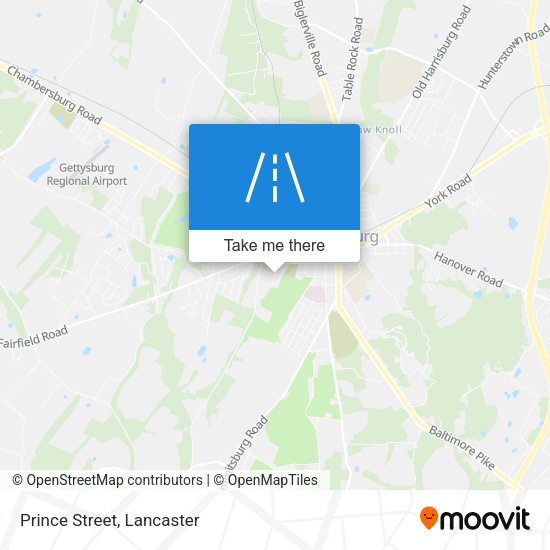 Mapa de Prince Street