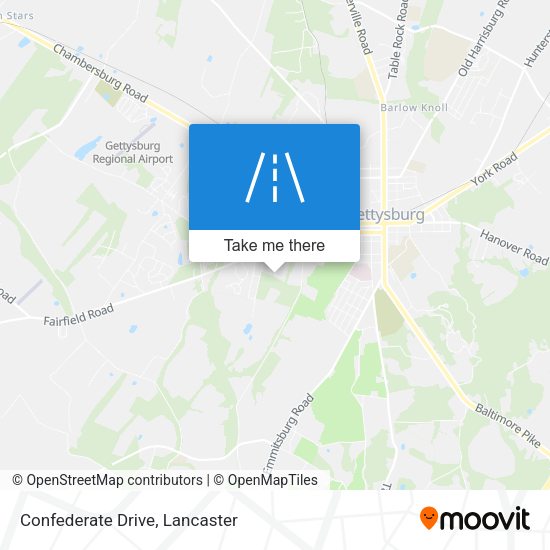 Confederate Drive map