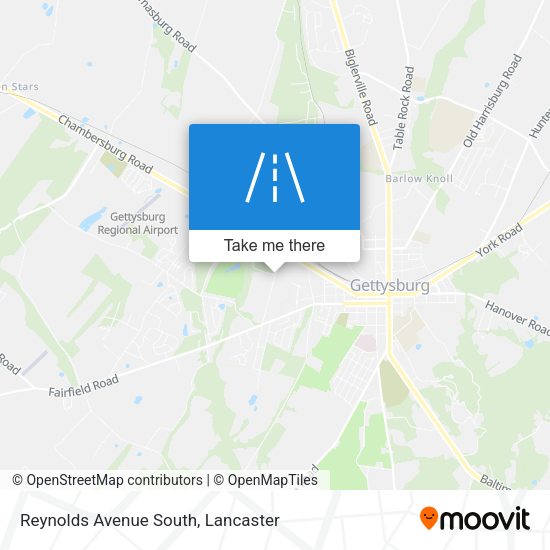 Reynolds Avenue South map