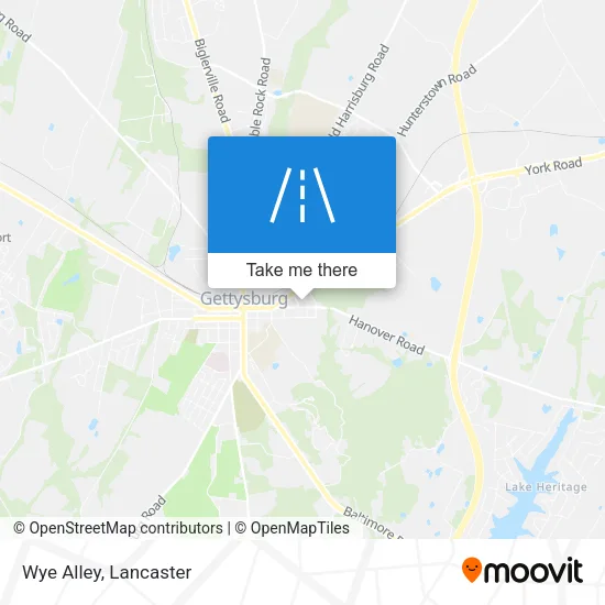 Wye Alley map