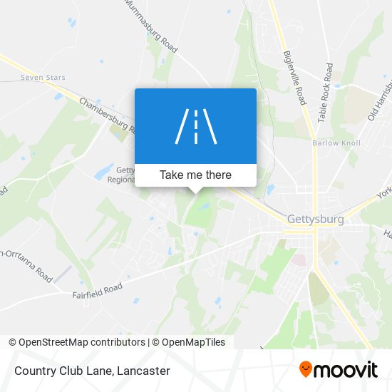 Mapa de Country Club Lane