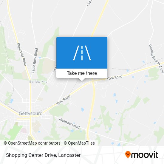Mapa de Shopping Center Drive