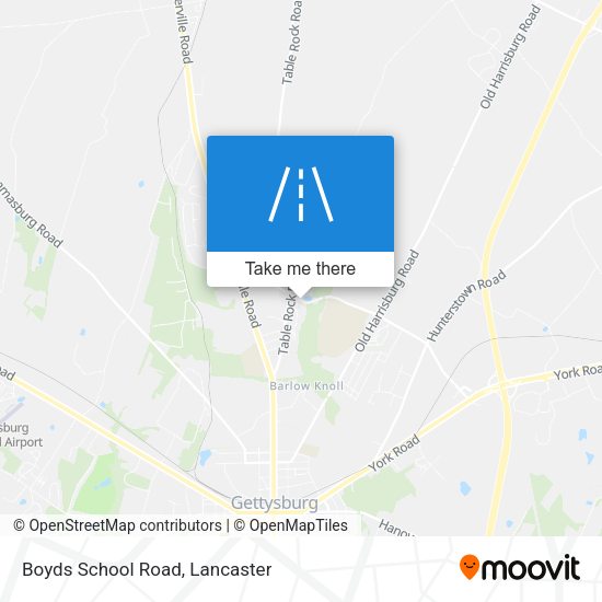 Boyds School Road map